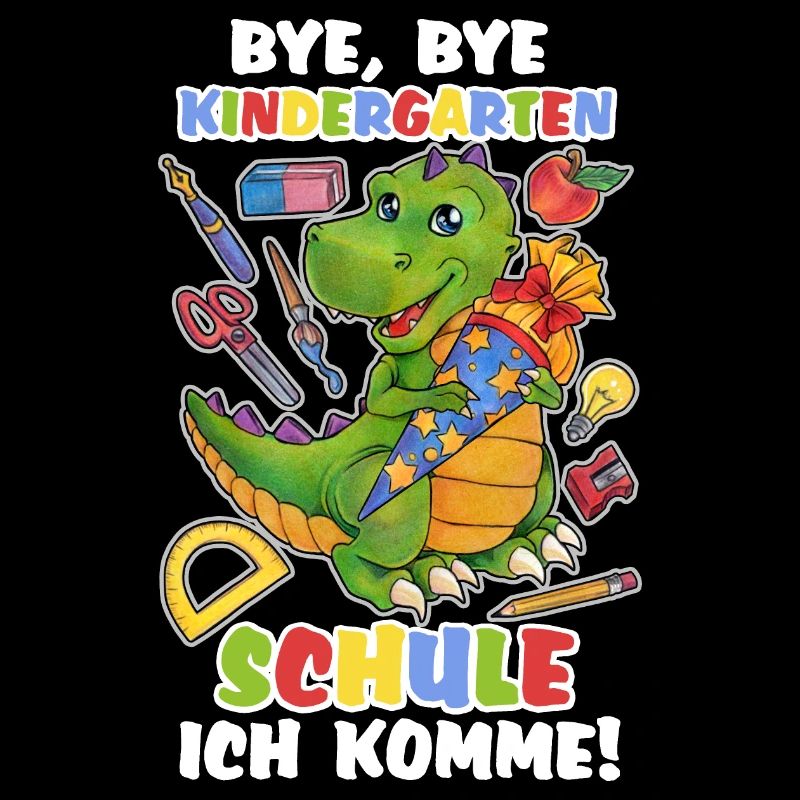 Dinosaurier Dino TRex Saurier mit Zuckertüte