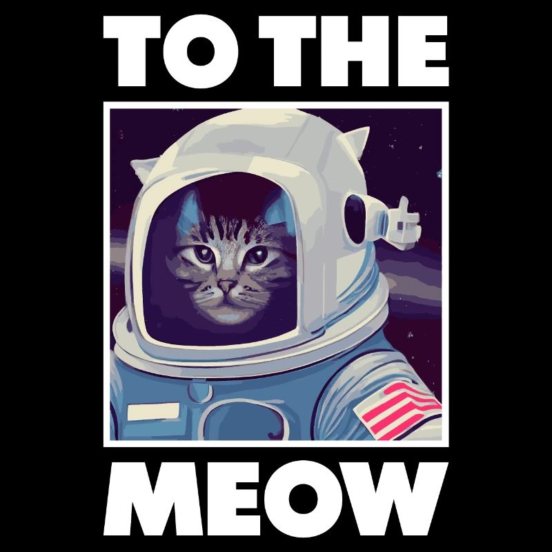 To the Meow - Drôle de conception de chat spatial