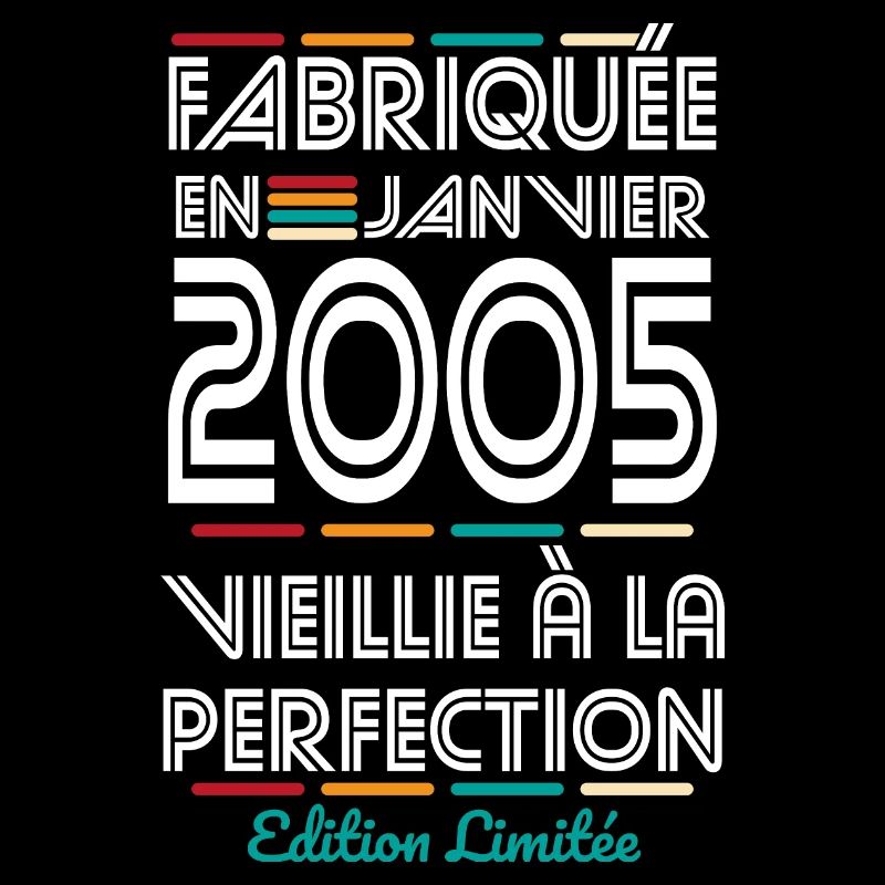 Anniversaire 20 ans - Fabriquée en Janvier 2005