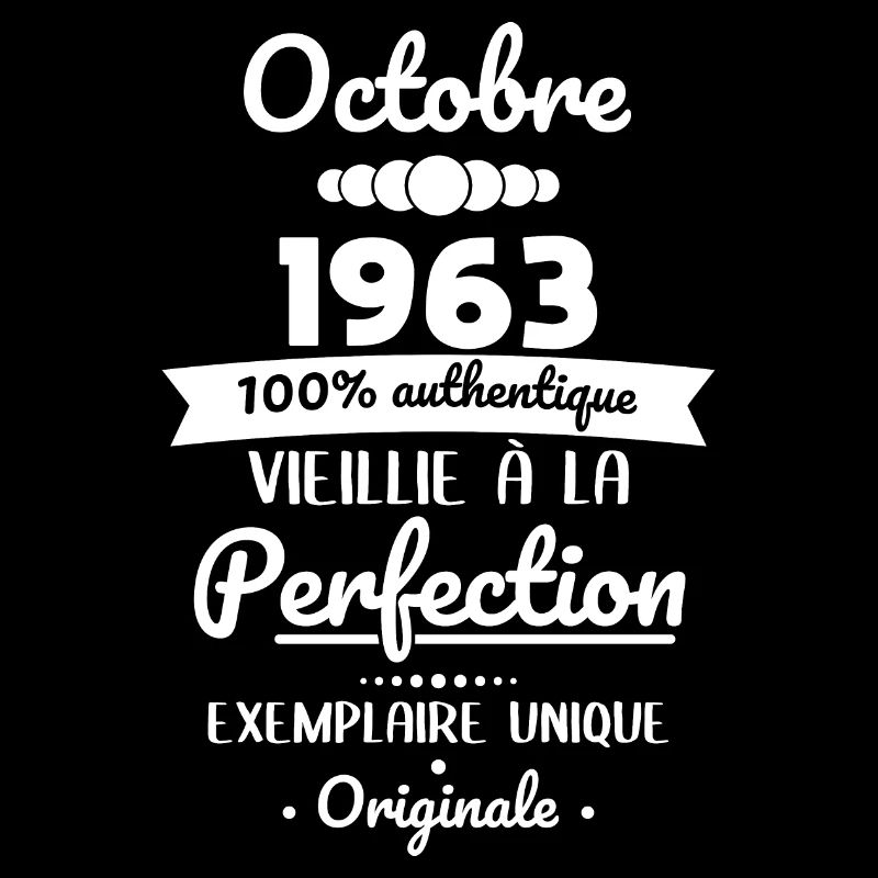 Anniversaire 60 ans - Octobre 1963 Originale