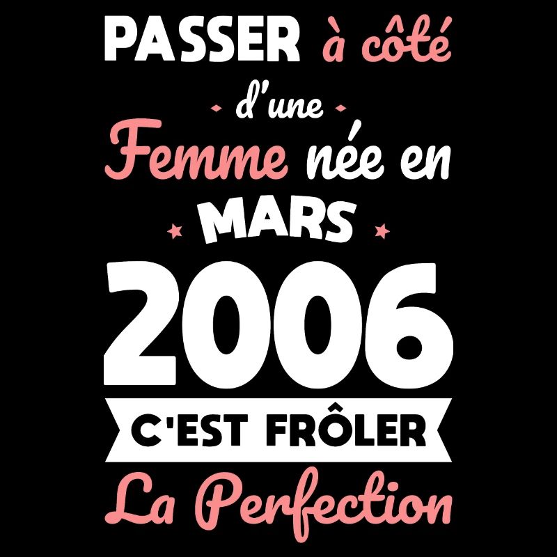 Anniversaire 18 ans - Née en Mars 2006