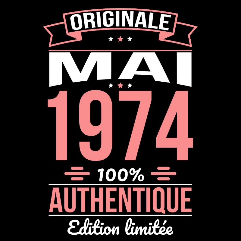 Anniversaire 50 ans - Originale - Mai 1974