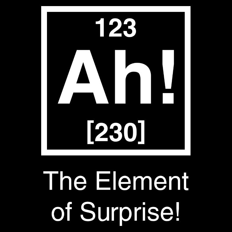 Chimie Nerd Blague Blague Drôle élément de dire