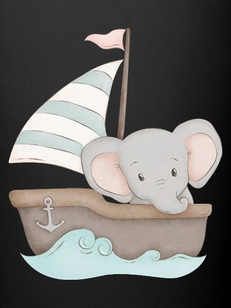 Bateau bébé éléphant