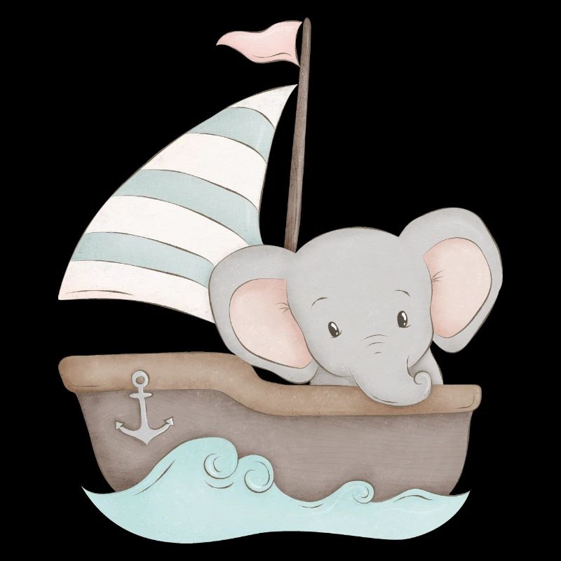 Bateau bébé éléphant