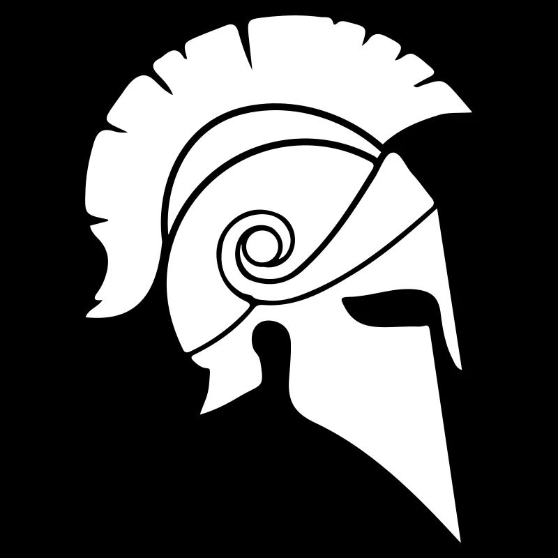 Symbole casque spartiate