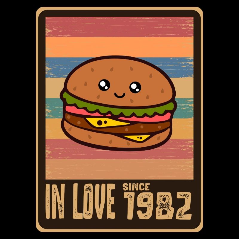 Burger Hamburger birthday 1982