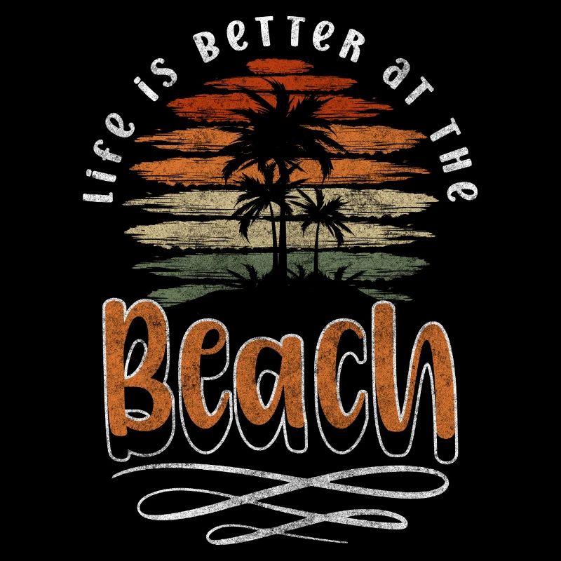 Vacances à la plage avec brise de mer