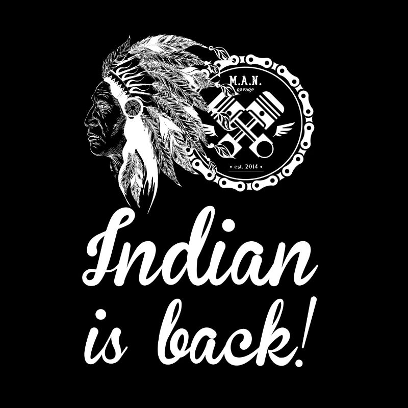 Indian is back | white