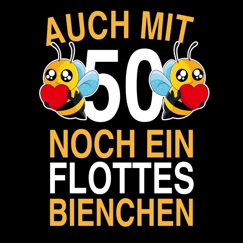 50.Geburtstag 50 Jahre Flottes Bienchen Geschenk