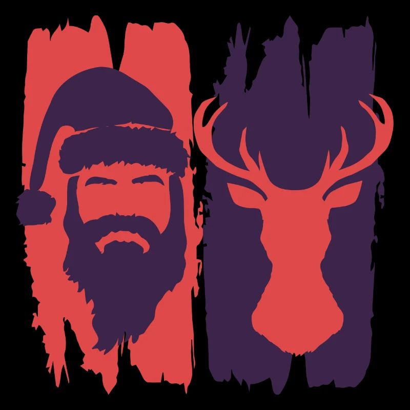 Noël de Noël "Santa & Reindeer"
