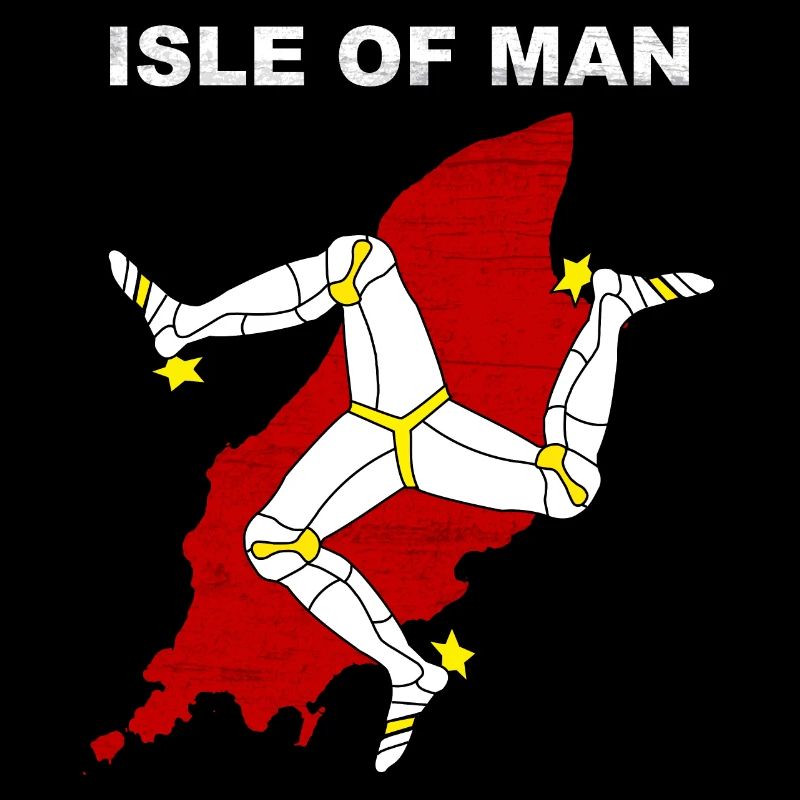 Île de Man Flagge Triskele Drapeau de l’île de Man