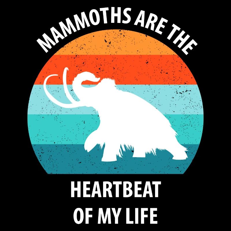 Funny Mammoth Stone Age Ice Age Design Prehistoric