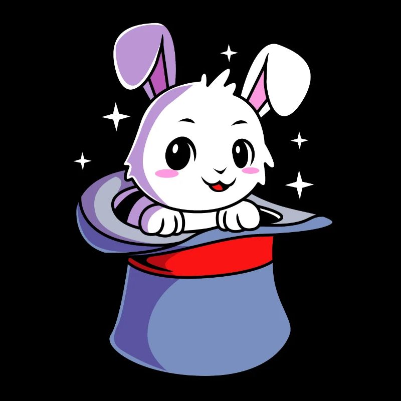 Magicien Sorcier Magicien Lapin