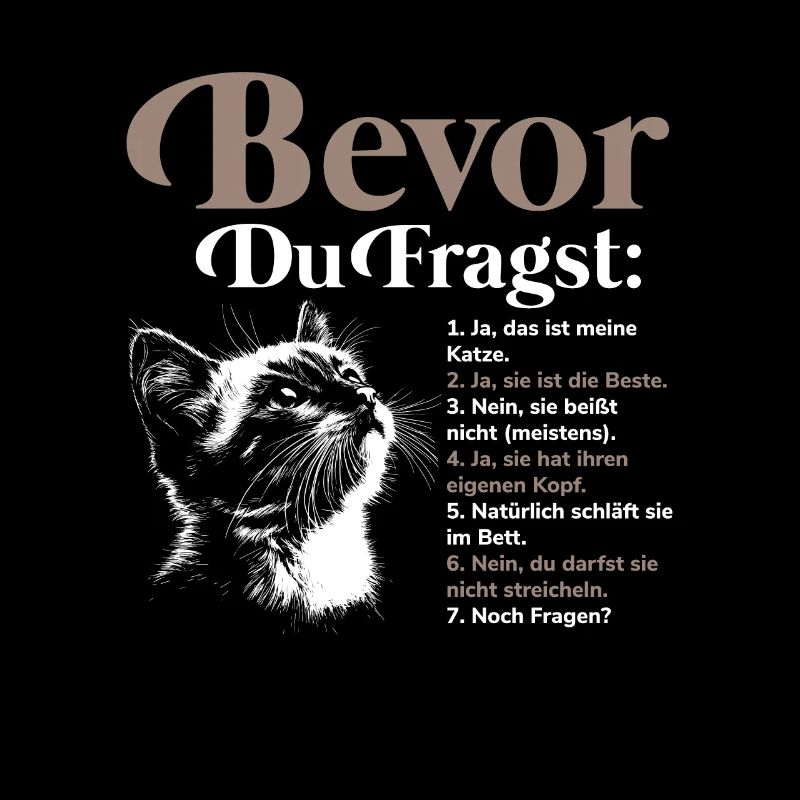 Bevor Du Fragst Das Ist Meine Katze