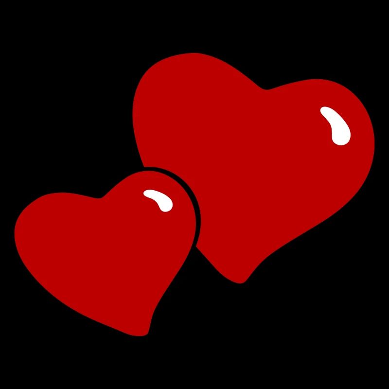 Herz, 2 Herzen, romantisch, Liebe, Valentinstag