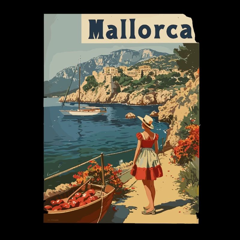 Vintage Mallorca Reise Spanien Insel