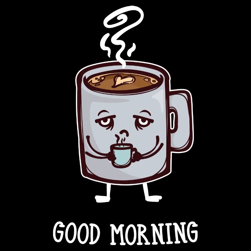 Coffee lovers Breakfast Coffee Drink saying