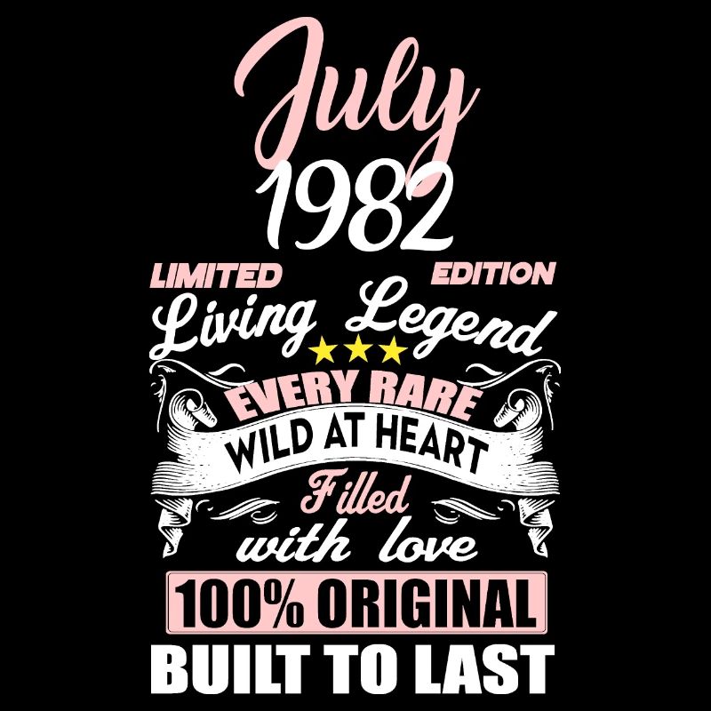 Juli 1982 - 40. Geburtstag Geschenk. Awesome.