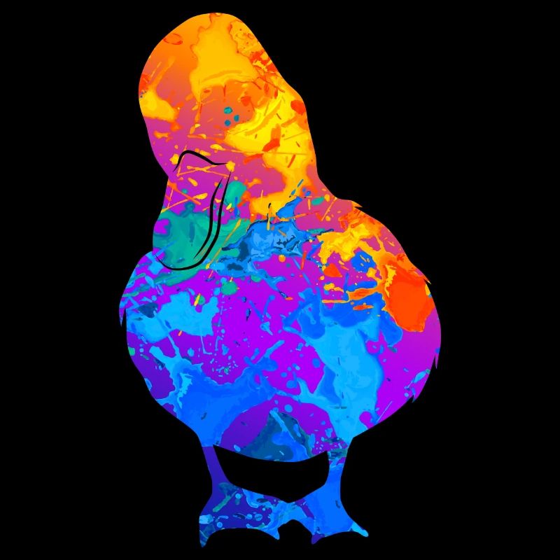 Duck Duck Mallard Enterich Silhouette Gift