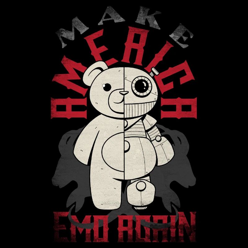 Emoticon Make America Emo Again Emocore Esthétique