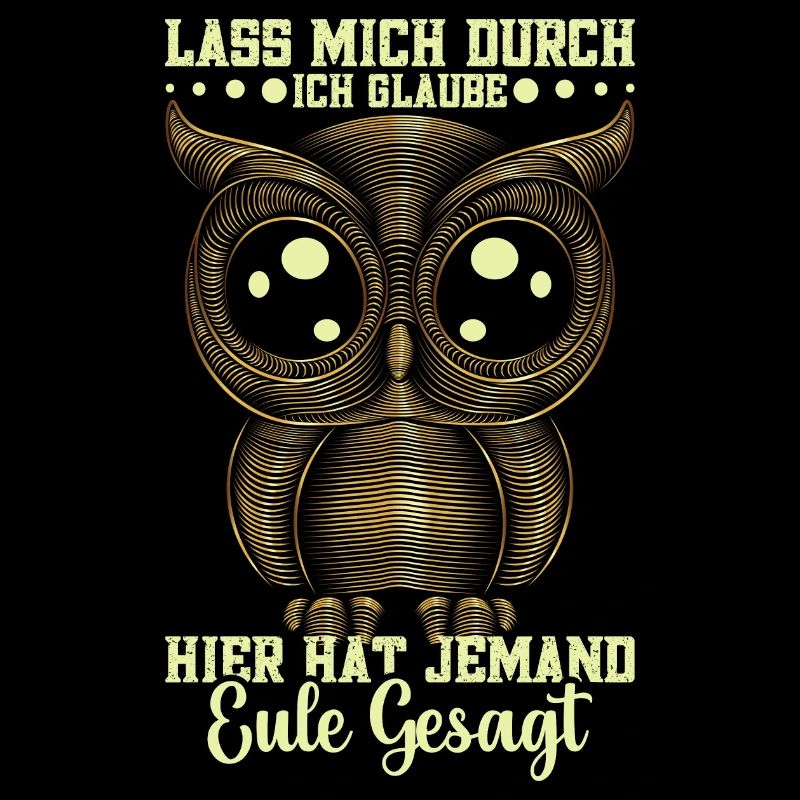 Eulenliebhaber Eulenkostüm Eule Eule Motiv