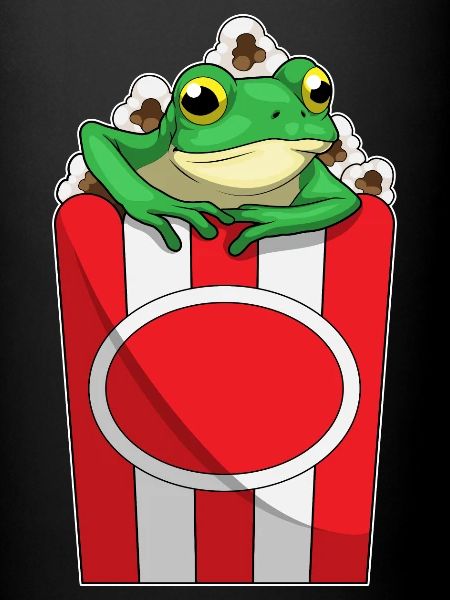 Maïs soufflé grenouille