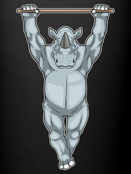 Rhino Bodybuilder Pull-Ups Musculation