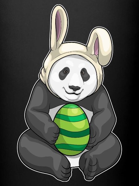 Panda Easter Bunny Ears