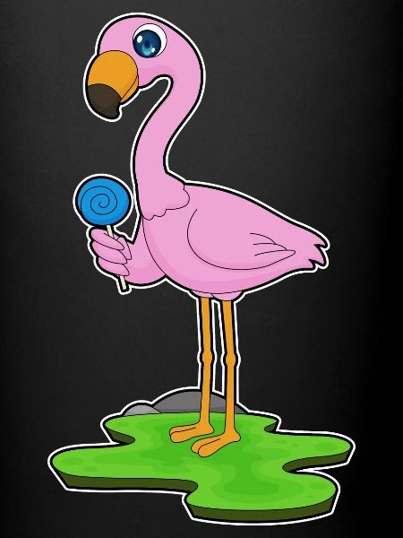 Flamingo lollipop
