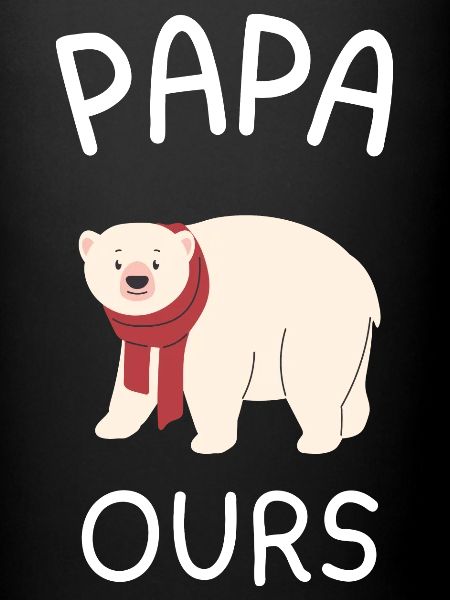 Papa Ours Écharpe Rouge