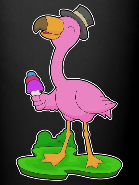 Glace Flamingo Waffle