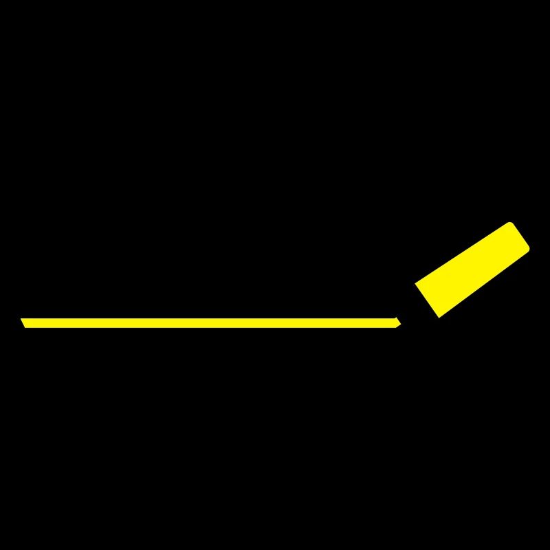 Textmarker mit Linie