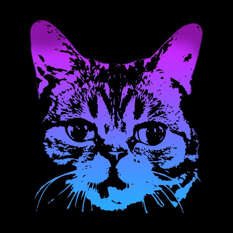 Tee-shirt motif chat 3D cadeau cool