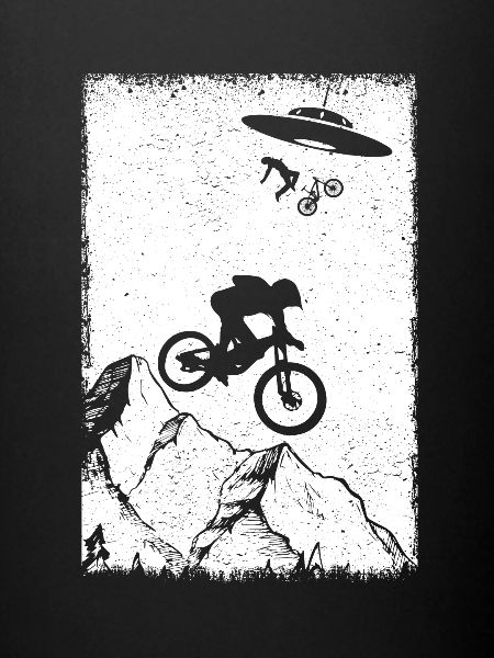 Biker vs. Alien