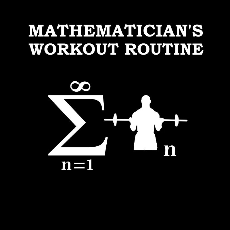 Mathematiker Sport Workout Mathe Lehrer Geschenk