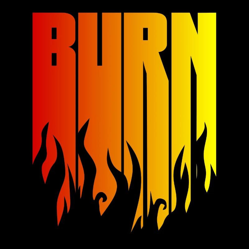 BURN - the black flame is burning