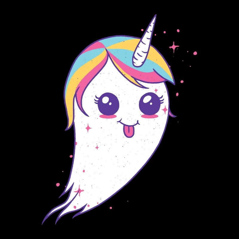 Bunter Einhorn Geist