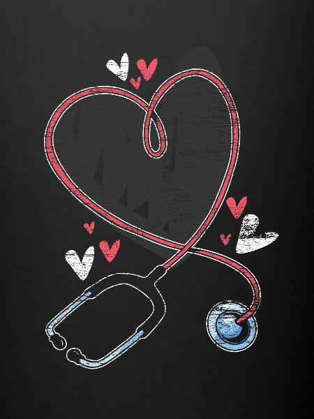 Coeur de stéthoscope