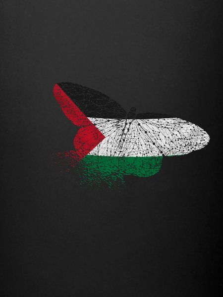 Drapeau papillon Palestine