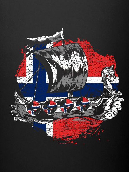 Drapeau Oslo Norvège