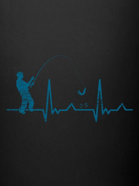 Fishing fisherman heartbeat