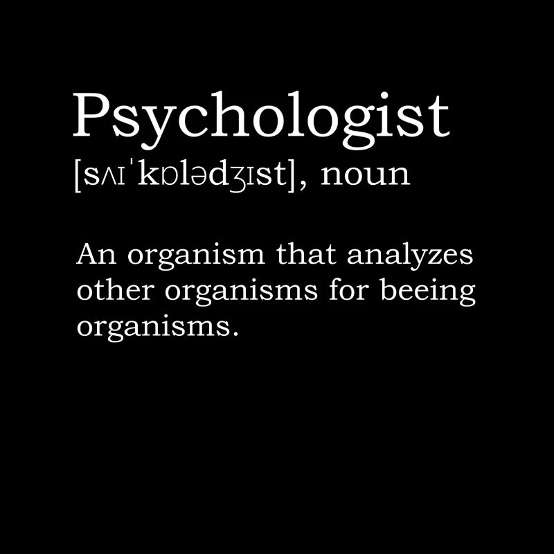 Psychologist Dictionary Psychology Student Gift