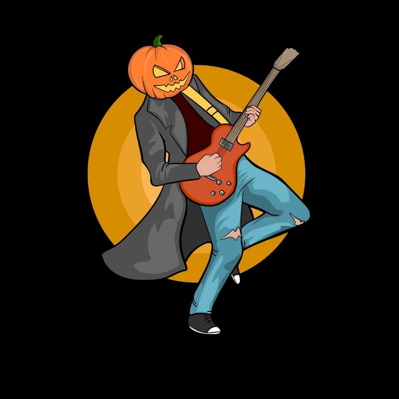 Pumpkin Head guitariste guitariste guitariste