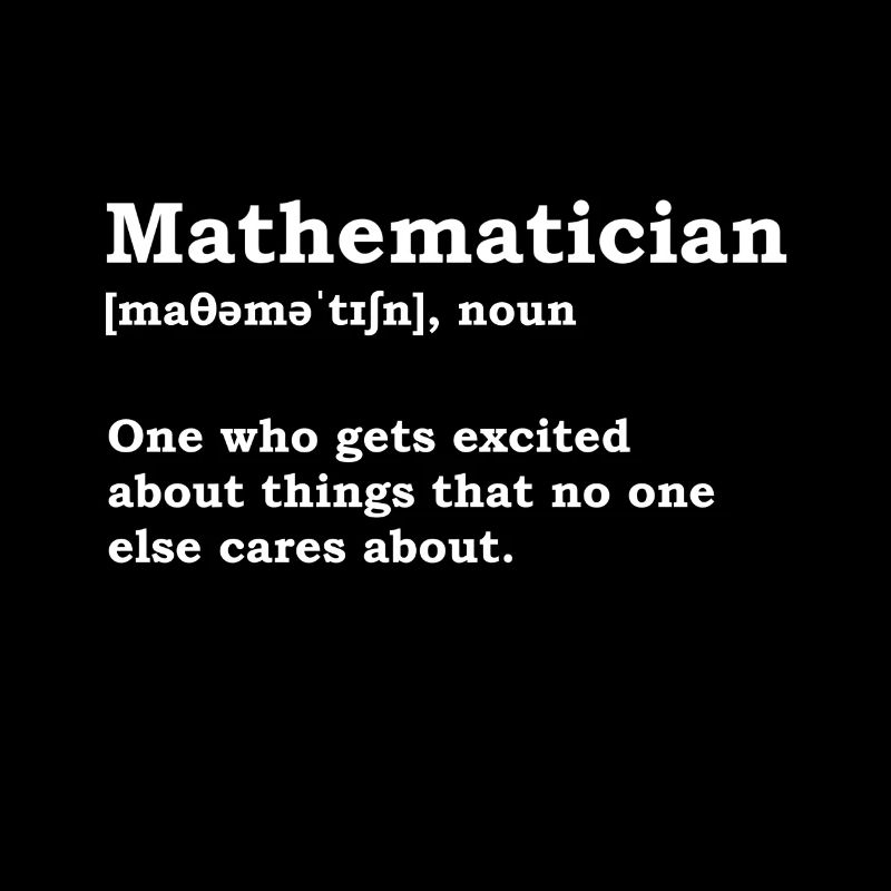 Mathématicien drôle disant math nerd cadeau