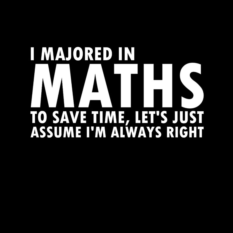 Funny math saying graduation nerd mathematician