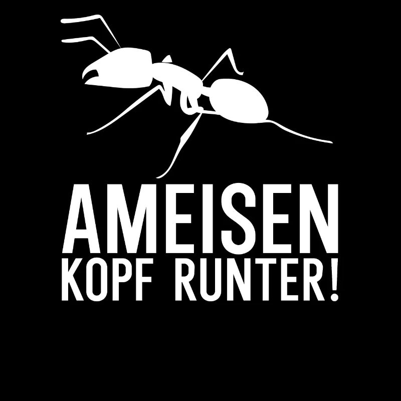 Fourmis tête en bas