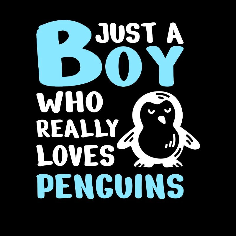Penguins Gift Penguin lover Cute Animal just a Boy