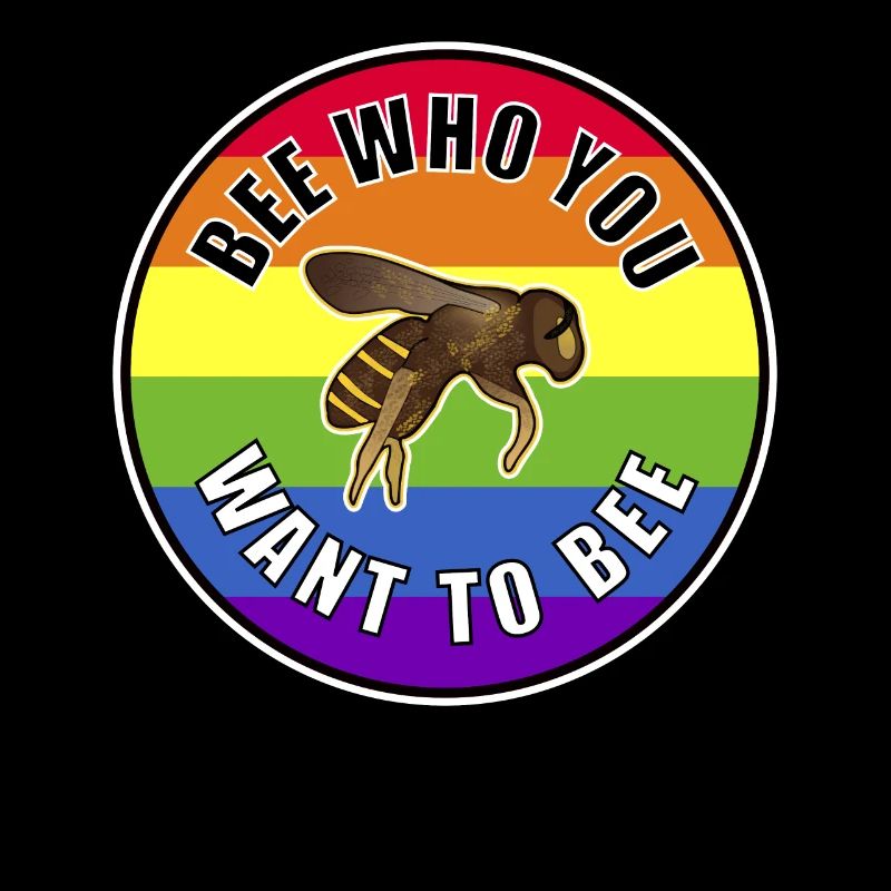 LGBTQ Pride Bee, die Sie schwul lesbisch sein wollen