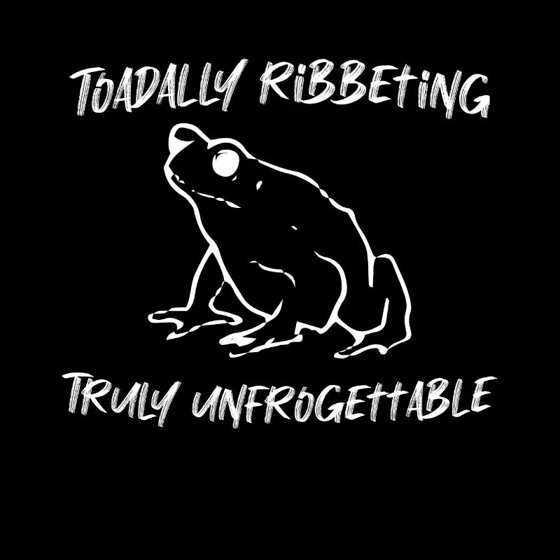Funny Toad Frog Humor Toadally Ribbeting